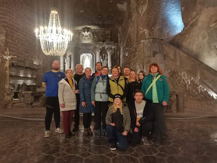Uczestnicy zlotu klubowego w Wieliczce