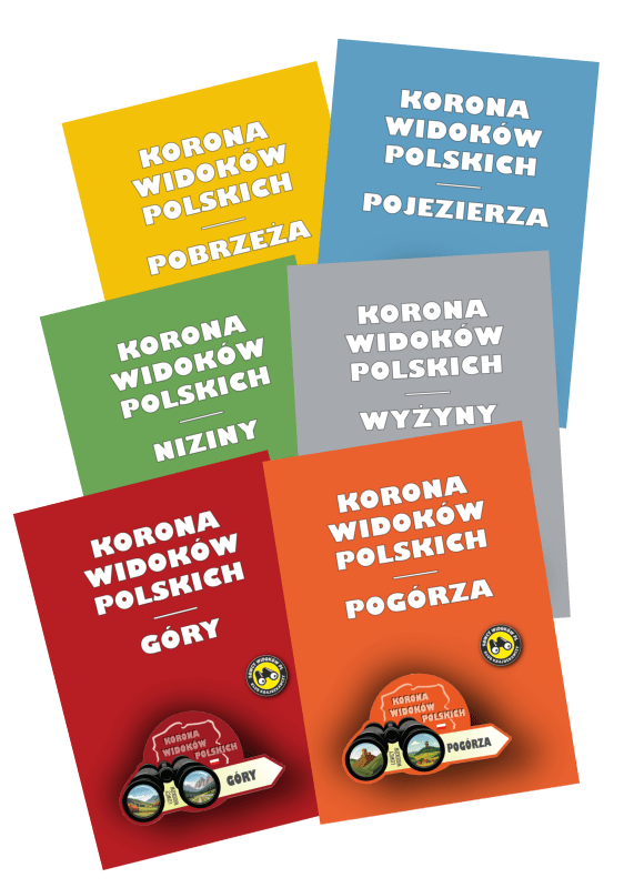Książeczki programu Korona Widoków Polskich